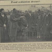 Sadzenie drzewek, 1932