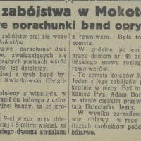 Krwawe porachunki, 1932