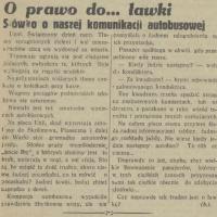 Prawo do ławki, 1932