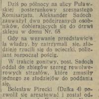 Pogoń za złodziejami, 1932