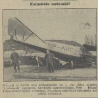 Katastrofa awionetki, 1932