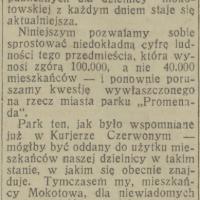 Rozgoryczenie, 1932