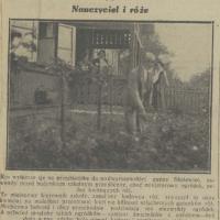Nauczyciel i róże, 1932