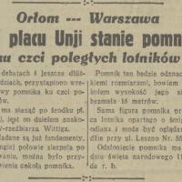 Orłom, 1932