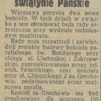 Nowe świątynie, 1932