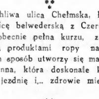 Chełmska pełna kurzu, 1932
