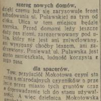 Spacer Puławską, 1932