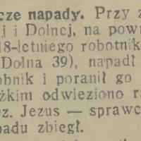 Zbrodniczy napad, 1932