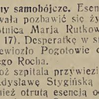 Zamachy samobójcze, 1932