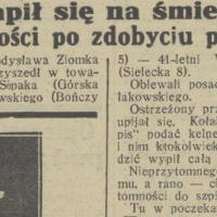 Zapity z radości, 1932