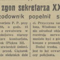 Samobójstwo przodownika, 1932