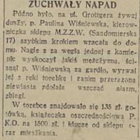 Zuchwały napad, 1932