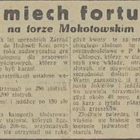 Uśmiech fortuny, 1932
