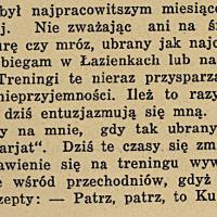 Kusy trenuje, 1933