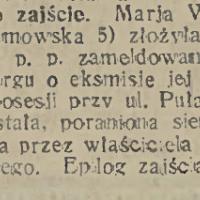 Krwawe zajście Krwawe zajście, 1933
