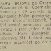 W głowę, twarz i ręce, 1933