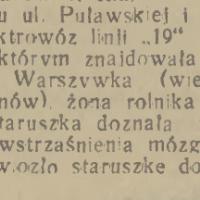 Wypadek staruszki Wypadek staruszki, 1933