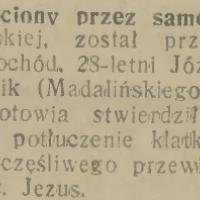 Przygnieciony przez samochód Przygnieciony przez samochód, 1933