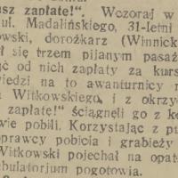 Masz zapłatę Masz zapłatę, 1933