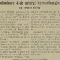 Na dobry bruk, 1933