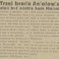 Bracia Aniołowie, 1933