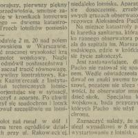 Katastrofa na Rakowcu, 1933