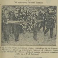 W rocznicę śmierci, 1933