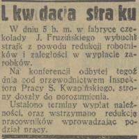 Likwidacja strajku, 1933