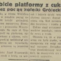 Rozbicie platformy, 1933