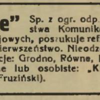 Kioski cukrowe, 1933