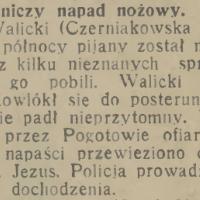 Napad nożowy Napad nożowy, 1933