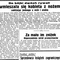Kobieta z nożem