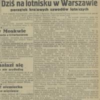Początek zawodów Początek zawodów, 1933