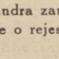 Zagubione poświadczenie, 1933