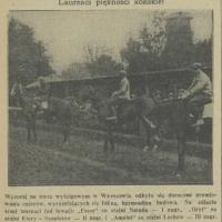 Premjowanie ogierów, 1933