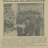 Pieczywo dla smakoszów, 1933