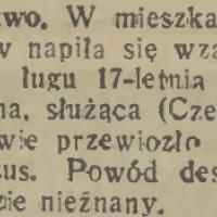 Samobójstwo, 1933
