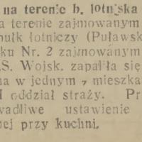 Pożar Pożar, 1933