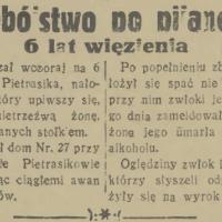 Żonobójstwo po pijanemu Żonobójstwo po pijanemu, 1933