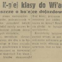 Bilet II klasy Bilet II klasy, 1933