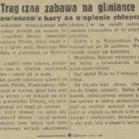 Tragiczna zabawa Tragiczna zabawa, 1933