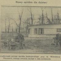 Ogródek przy Wawelskiej Ogródek przy Wawelskiej, 1933
