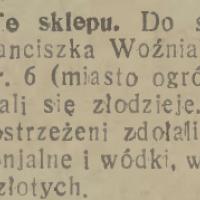 Okradzenie sklepu Okradzenie sklepu, 1933