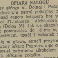 Ofiara nałogu, 1934