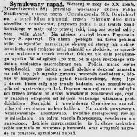 Symulowany napad Symulowany napad, 1934