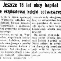 Jeszcze 16 lat, 1934