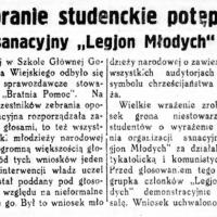Legjon młodych potępiony, 1934