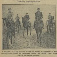 Trening wyścigowców, 1934