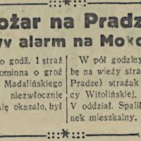 Fałszywy alarm, 1934