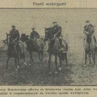 Trening koni, 1934